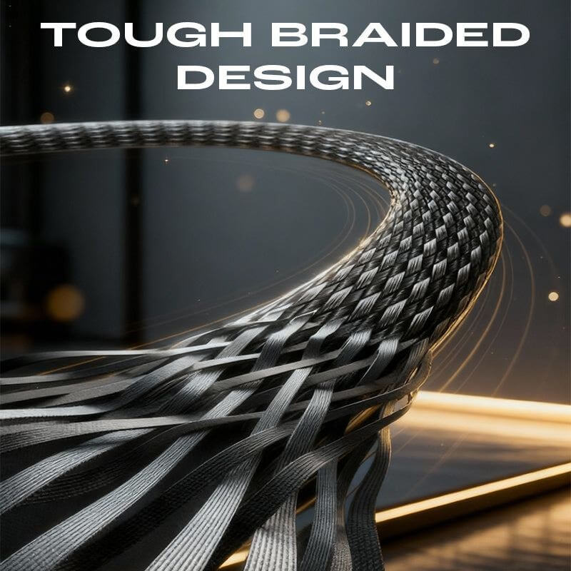 240W Braided Fast Charge With Built-in Phone Stand