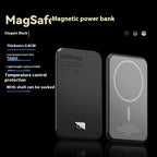 Magnetic Wireless Digital Display Aluminum Alloy Fast Charging Mobile Power Supply