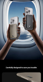 Magnetic Wireless Digital Display Aluminum Alloy Fast Charging Mobile Power Supply